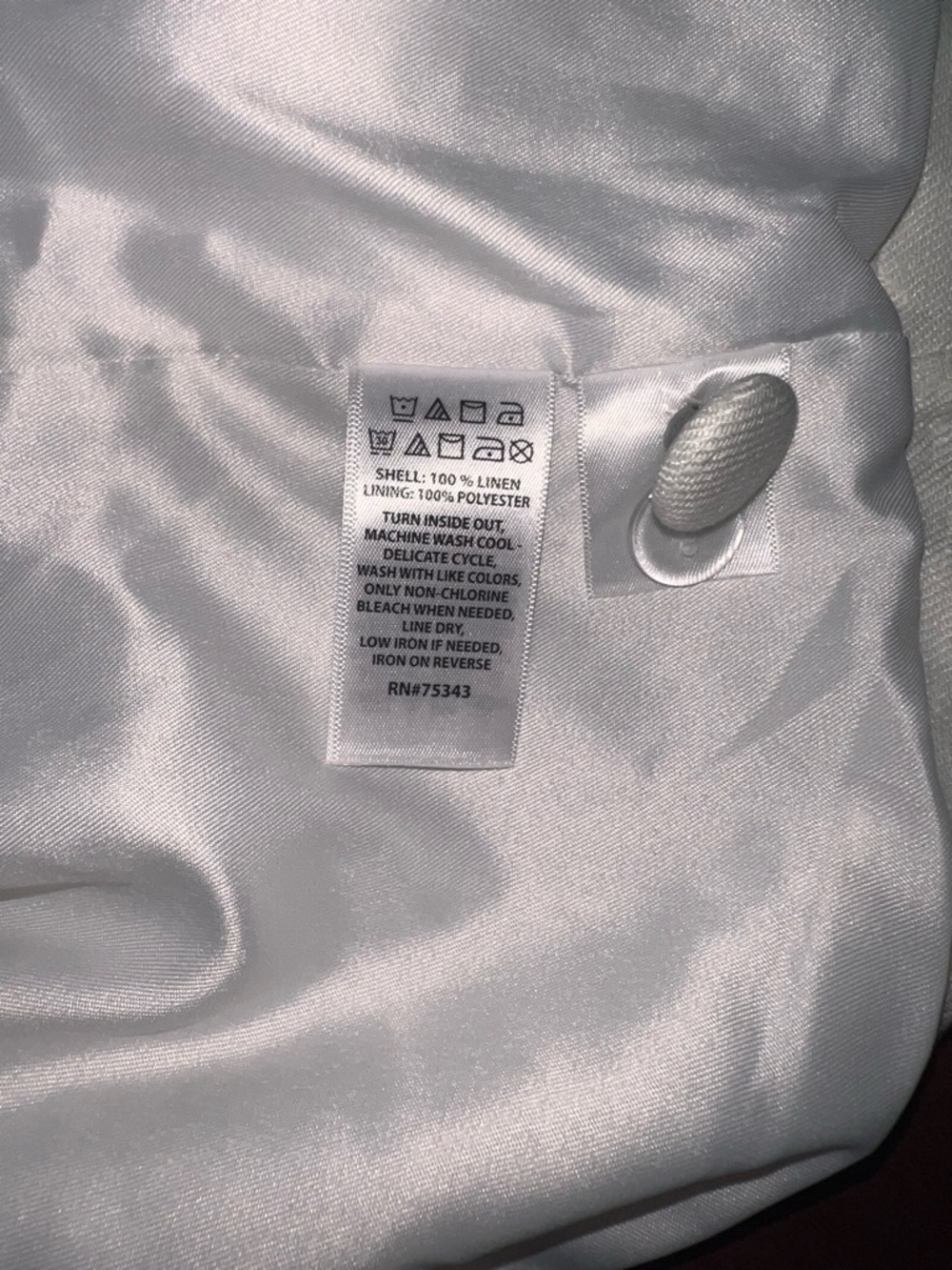 H by Halston White Tailored Blazer - Picture 3 of 3
